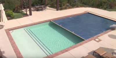 pool with pool cover