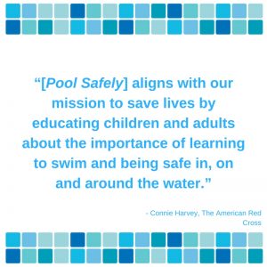 Pool Safely aligns with out mission to save lives by educating children and adults about the importance of learning to swim and being safe in, on and round the water.
