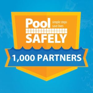 CPSC Pool Safely 1000 Partner Milestone Badge.