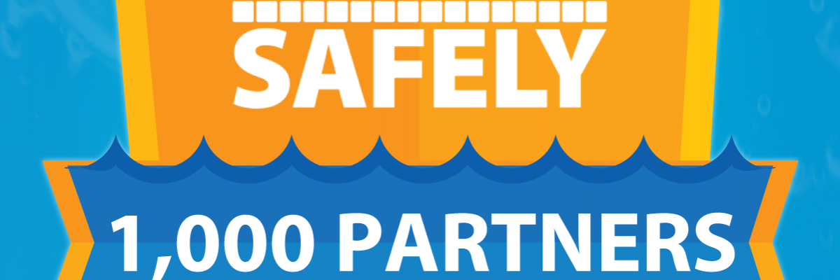 CPSC Pool Safely 1000 Partner Milestone Badge.