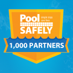 CPSC Pool Safely 1000 Partner Milestone Badge.