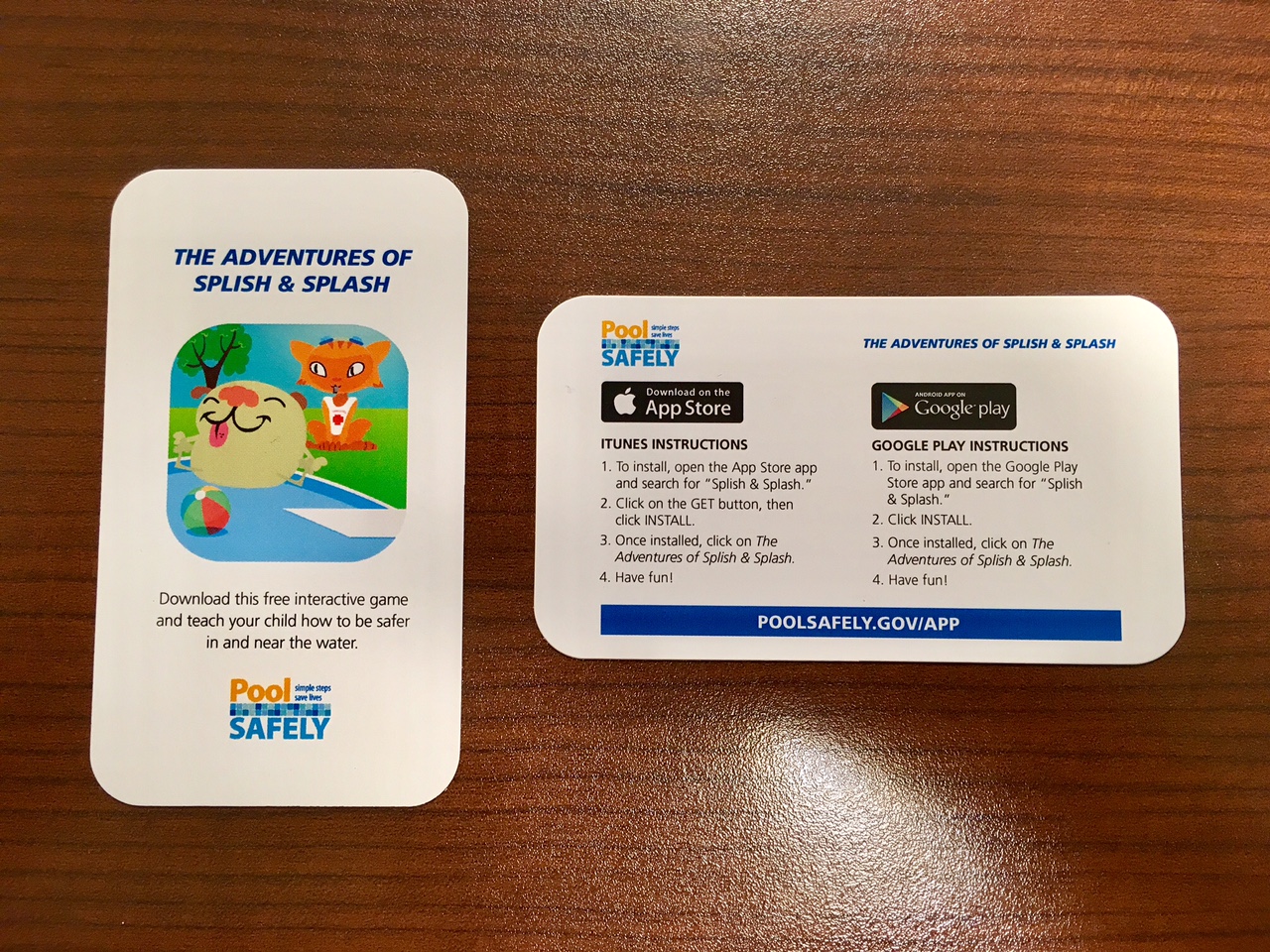 Educational Materials Catalog Pool Safely Splush And Splash Cards
