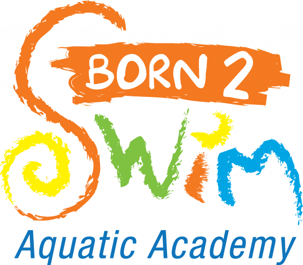 born to swim logo