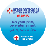 graphic for international water safety day on may 15.