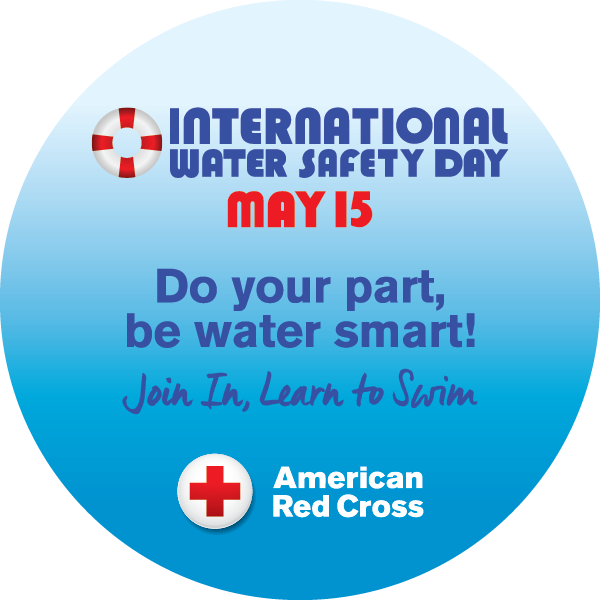 graphic for international water safety day on may 15.