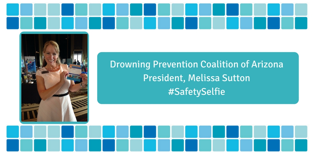 A card showing Melissa Sutton sharing her safety selfie