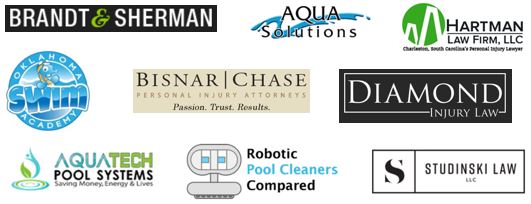 several logos of new pool safely partners.