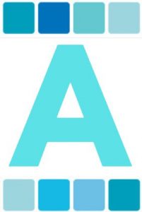 The letter A