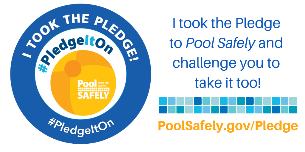 I took the pledge to pool safely and challenge you to take it too!