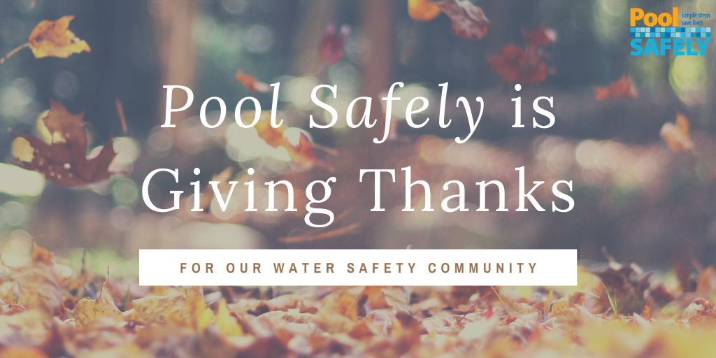 Pool Safely is giving thanks