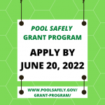 Pool Safely grant program apply by June 20, 2022